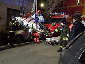 L’intervento dei vigili del fuoco