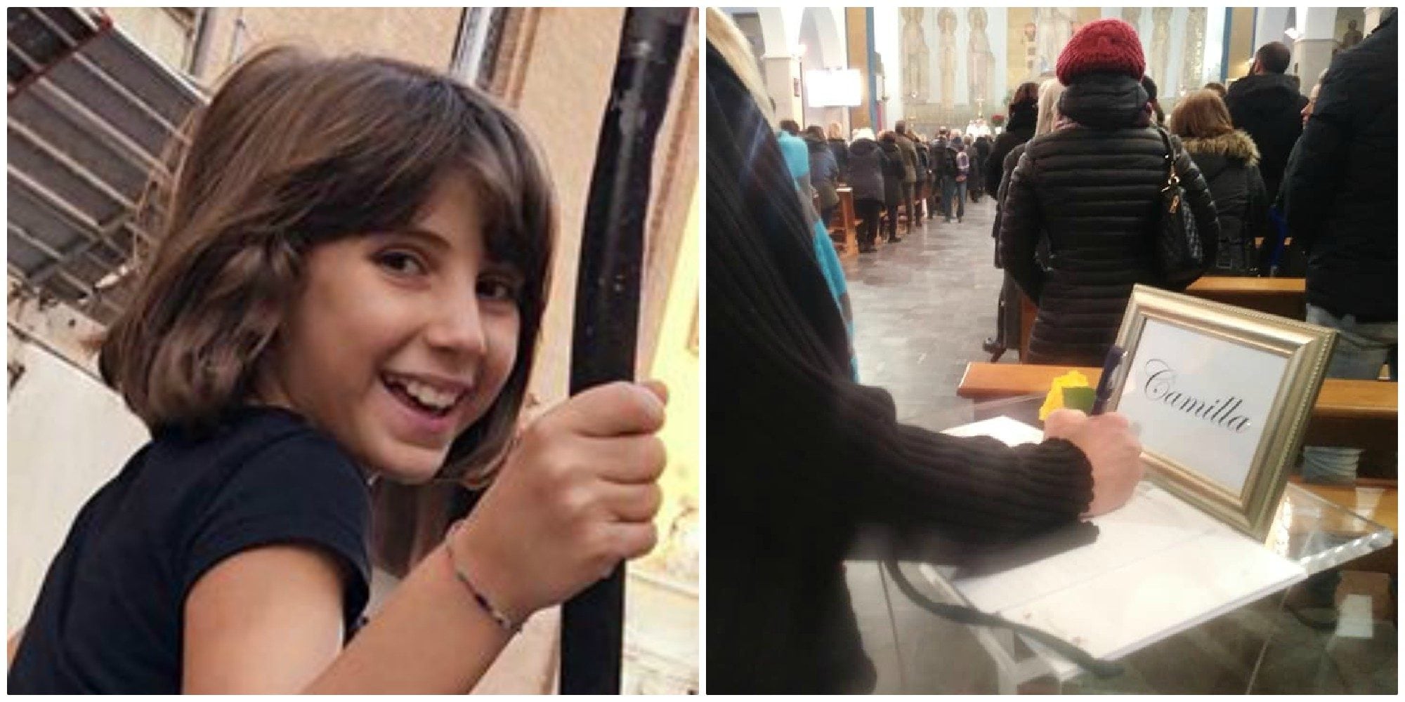 Roma, una folla commossa ai funerali di Camilla Compagnucci a Monteverde