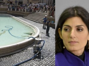 virginia raggi fontana di Trevi