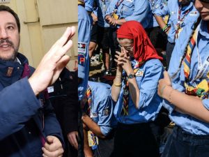 Il ministro degli Interni Matteo Salvini