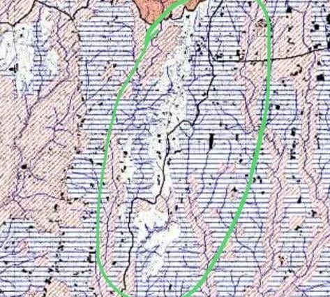 Mappa di Pizzo del Prete