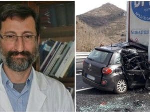 Il professor Andrea De Luca, infettivologo, morto in uno scontro tra auto e furgone sull’A24