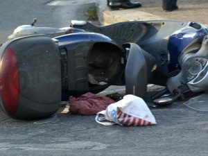 Incidente in motorino – foto di repertorio (La Presse)