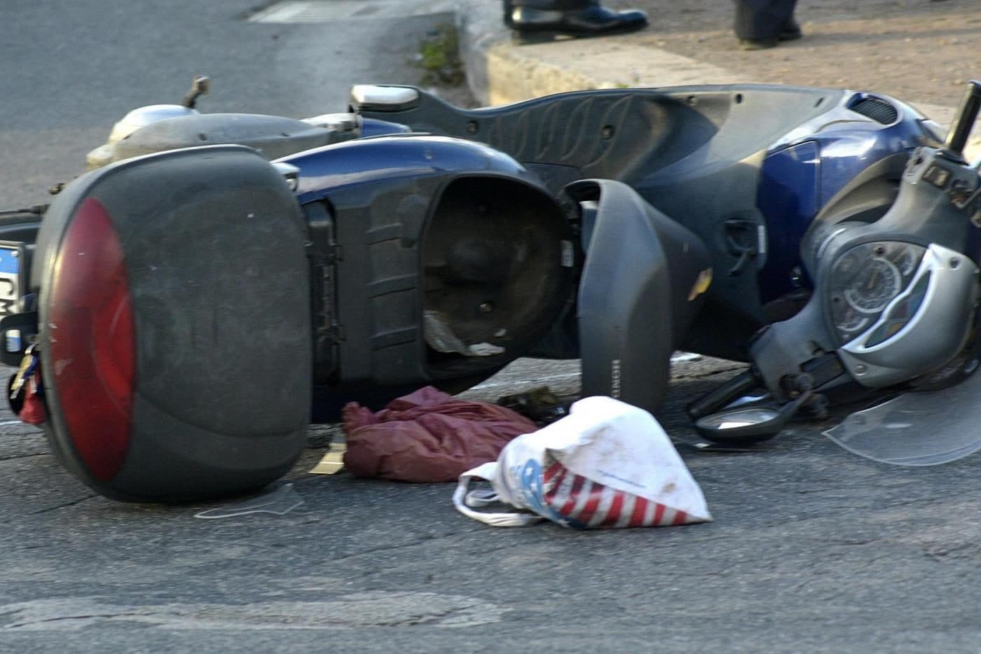 Incidente in motorino – foto di repertorio (La Presse)