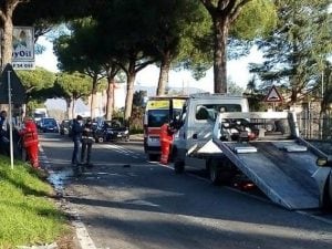 Scontro tra auto e furgone su via Appia Sud: ferite 8 persone (Foto Facebook)