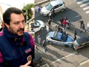 Poliziotti accerchiati a Tor Bella Monaca