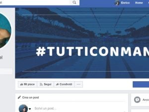 La pagina Facebook creata dalla Fin per Manuel Bortuzzo