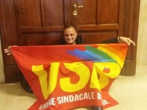Costantino Saporito, Usb vigili del fuoco