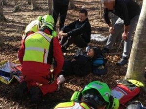 Foto di Soccorso Alpino e Speleologico Lazio – CNSAS