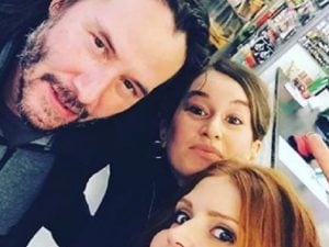 Keanu Reeves a Roma – Foto Facebook