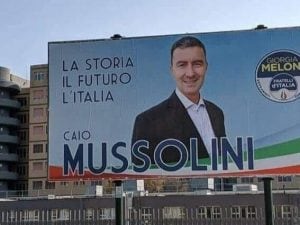 Caio Mussolini, candidato alle prossime Elezioni europee con Fratelli d’Italia