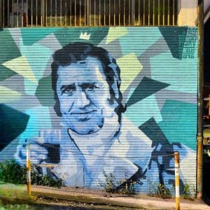 Il murales dedicato a Sordi