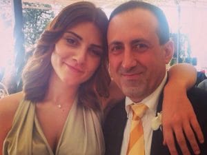 Emanuele Crestini con la fidanzata, Veronica Cetroni