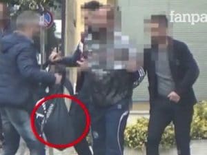 Frame dal video dei carabinieri