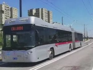 Il collaudo dei nuovi filobus Atac