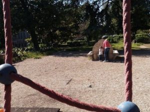 Il parco giochi di via Risorgimento ad Albano Laziale (Foto Google Maps)