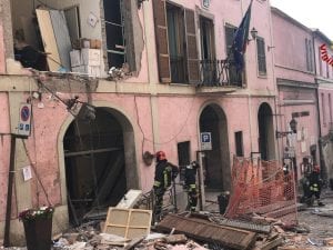 Esplosione a Rocca di Papa