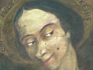 Effige di santa Pupa: la santa che non esiste, ma che è sempre presente nel dialetto romano.