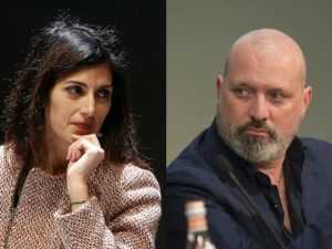 Virginia Raggi e Stefano Bonaccini