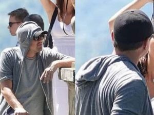 Leonardo Di Caprio a villa d’Este, Tivoli – foto Instagram