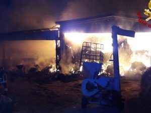 L’intervento dei vigili del fuoco