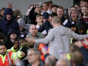 Un gruppo di supporters del West Ham
