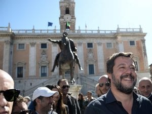 Matteo Salvini in Campidoglio