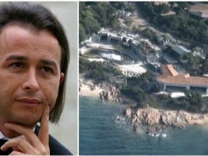 Panoramica della villa sequestrata a Danilo Coppola in Costa Smeralda