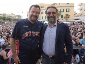 Matteo Salvini e Alessandro Coppola
