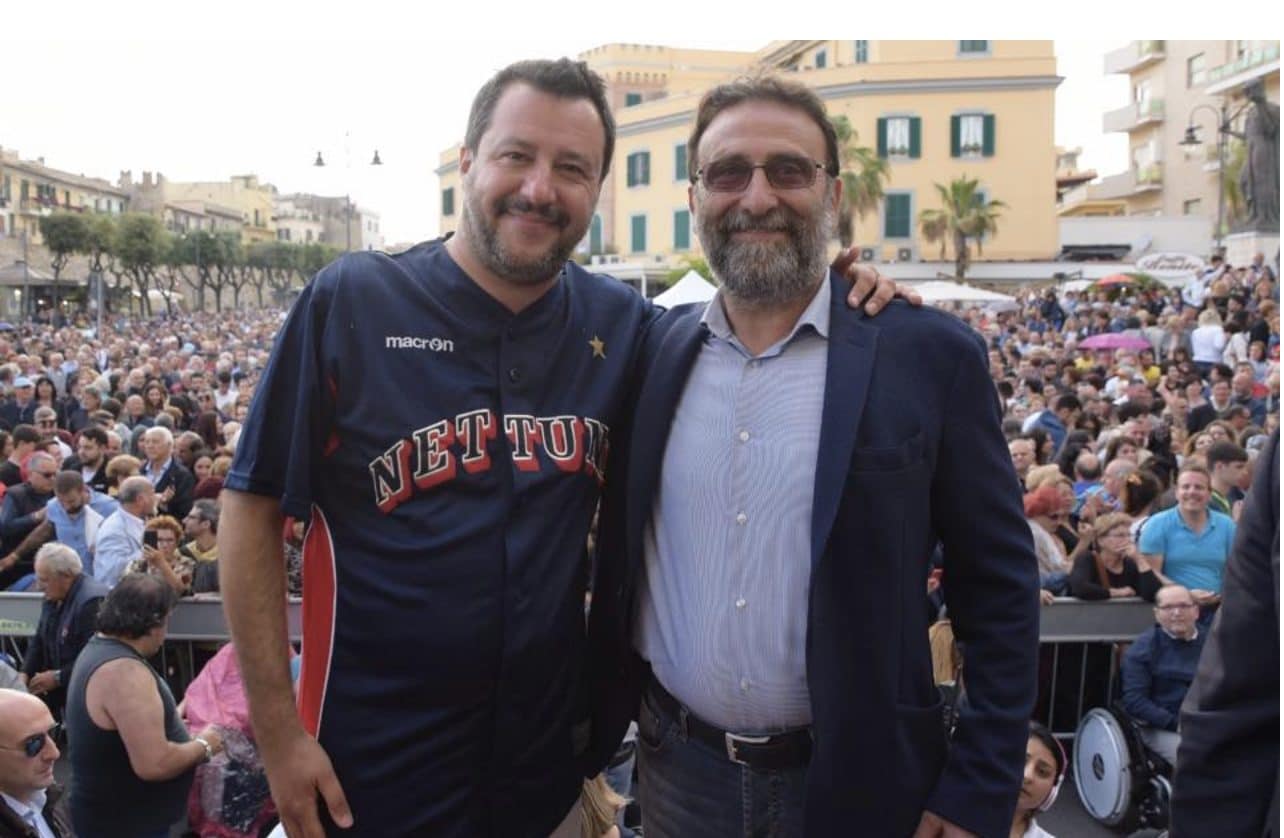 Matteo Salvini e Alessandro Coppola