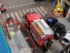 L’intervento dei vigili del fuoco
