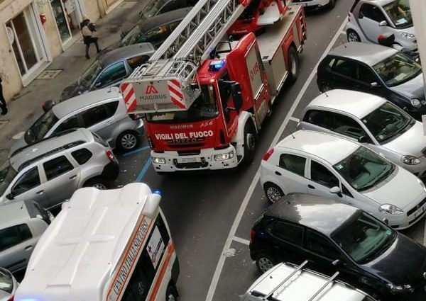 L’intervento dei vigili del fuoco