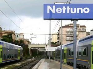 La stazione ferroviaria di Nettuno