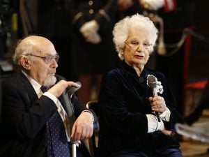 Piero Terracina e Liliana Segre