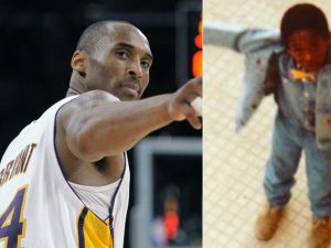 A destra Kobe Bryant da piccolo