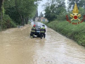 Anzio, Nettuno allagamenti – foto vigili del fuoco