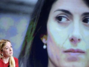 Virginia Raggi, Giorgia Meloni
