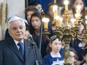 Il presidente della Repubblica, Sergio Mattarella, ha visitato il Tempio Maggiore di Roma