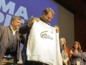 Matteo Salvini al Palazzo dei Congressi dell’Eur