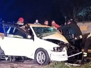 I soccorsi su via Leuciana