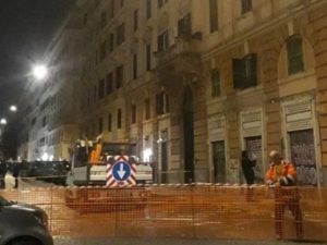 Sgomberato un palazzo di via Principe Amedeo all’Esquilino, Roma