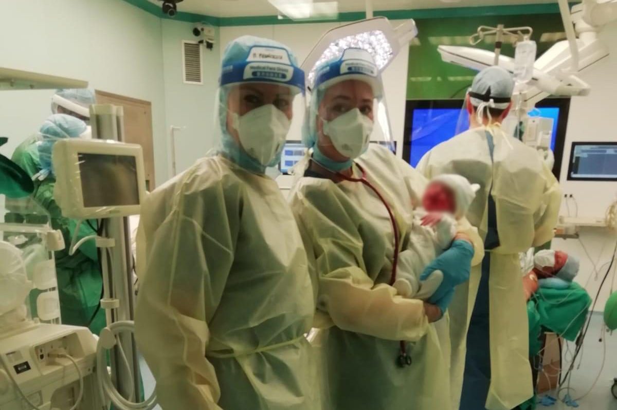 Il piccolo Noah– foto Policlinico Gemelli