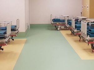 Il reparto Covid del Campus Biomedico di Roma