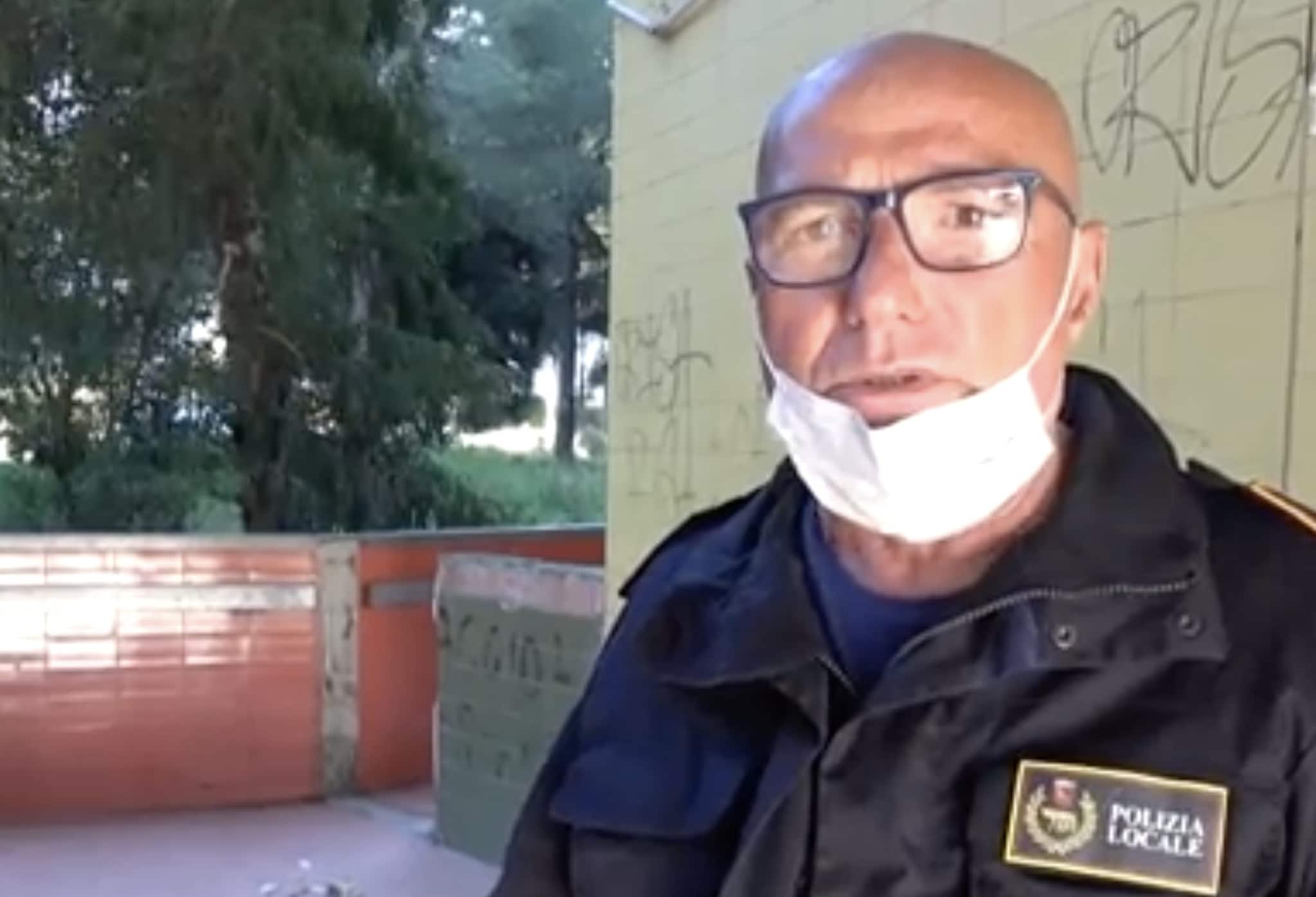 Il comandante dei vigili urbani Antonio Di Maggio