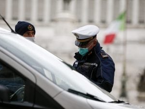 controlli a piazza Venezia, Roma