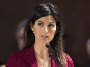 La sindaca di Roma, Virginia Raggi