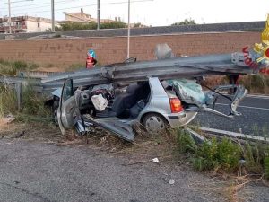 Incidente sulla via Aurelia in direzione di Civitavecchia
