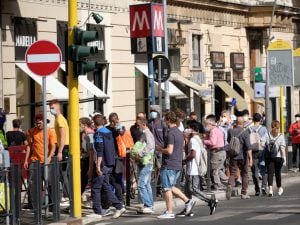 Le code alla metro di San Giovanni