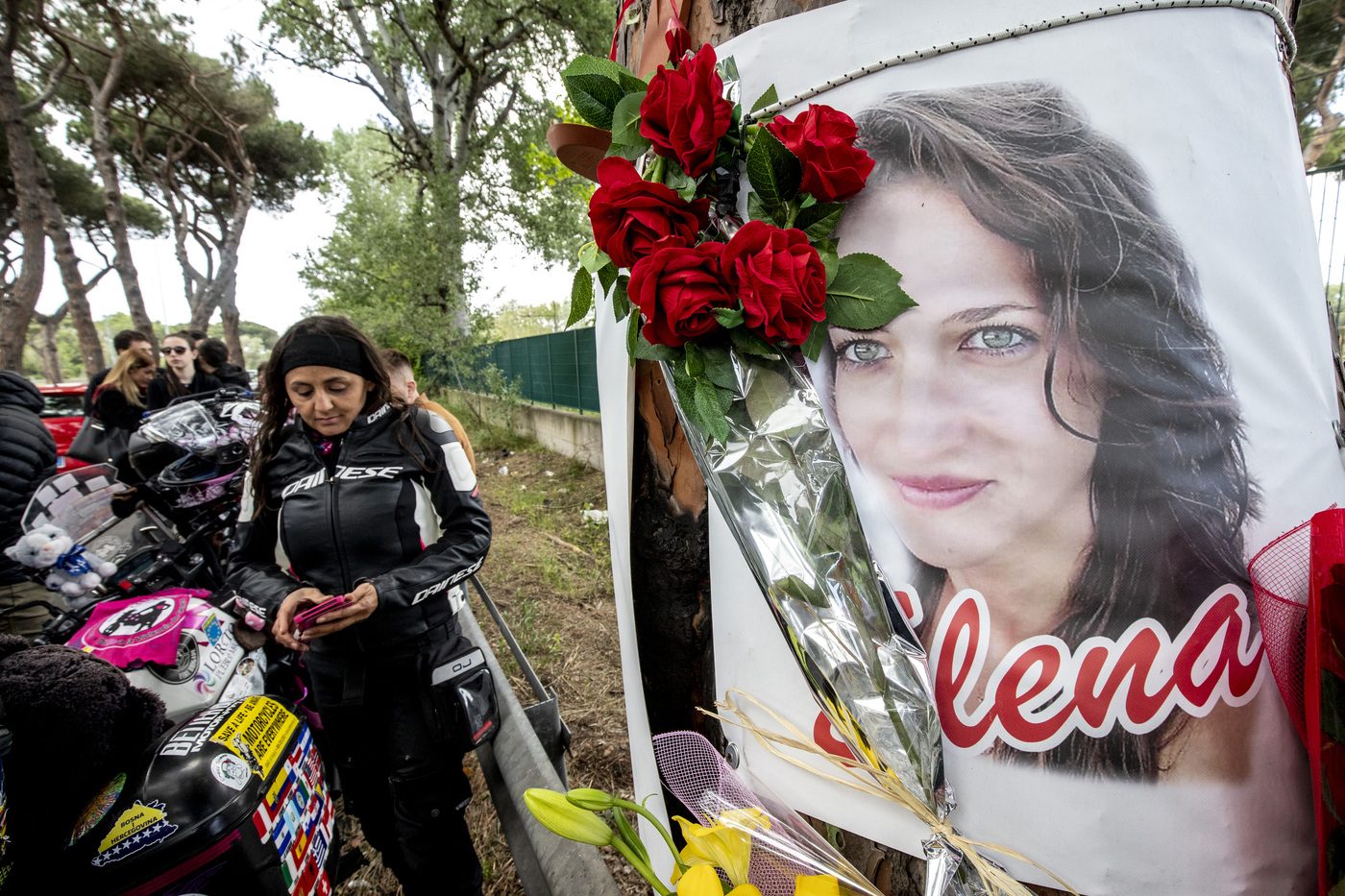 Il luogo dove è morta Elena Aubry su via Ostiense