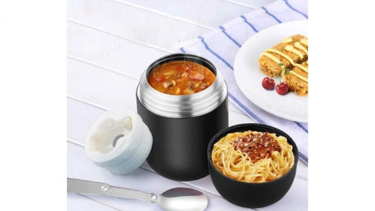Thermos Alimenti Per Bambini Miniland - 280ml, Doppio Strato Acciaio, Mantiene Temperatura 12h - Foto 3